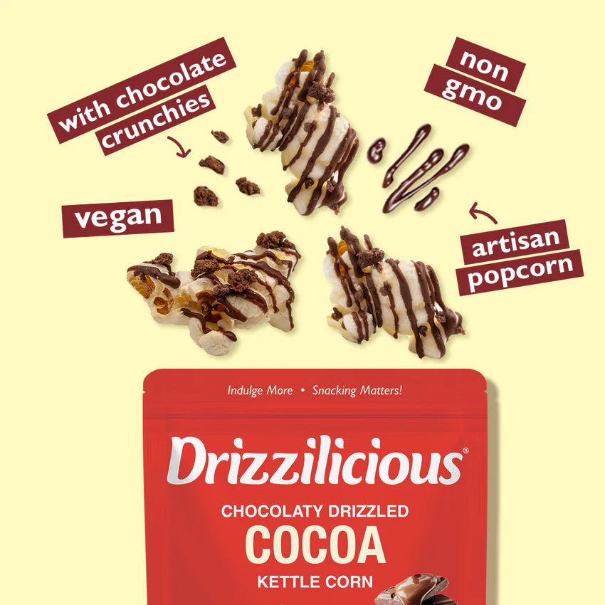 Variety Pack 4 Flavor Chocolaty Drizzled Kettle Corn 4.5 oz